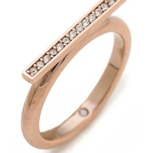 Michael Kors Rose Gold Ring Size 7 NWT
